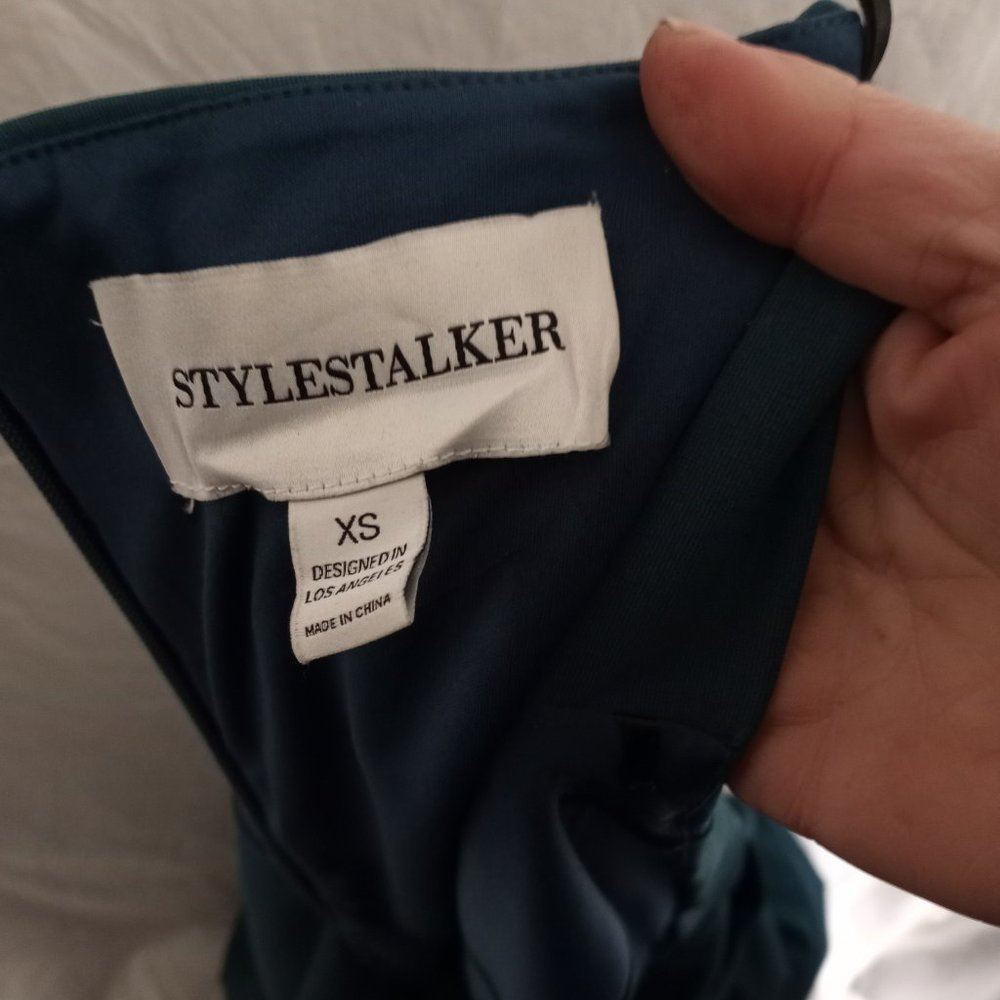 Stylestalker Womens Teal SS8185004 Sleeveless Side Slit Maxi Dress - Picture 3 of 4
